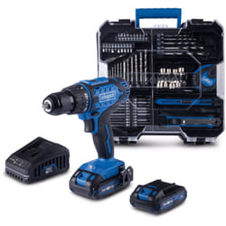 Coffret Perceuse Visseuse sans fil ixes 20V - C-DTB74/2-X - Couple 50nM - 1550min-1 - Avec 2 batteries, 1 chargeur et 74 accessoires inclus