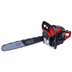 TRONÇONNEUSE ESSENCE 45 CM • Tronçonneuse thermique puissante pour couper du bois de chauffage, tailler des arbustes, tailler ...