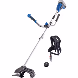 Scheppach Débroussailleuse sans fil 2x20V - BC-BCH380/40-X - Largeur de coupe 255mm - coupe-bordures 380 mm - bandoulière inc ...