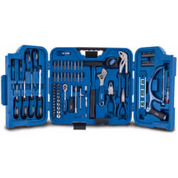 Scheppach - Coffret à outils TB99 – Coffret multi outils – 90 pièces – Mallette à outils – Caisse à outils – Tournevis, douilles, clés Allen