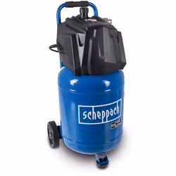 Le compresseur d’air petit format grandes performances Le compresseur d’air HC35V de Scheppach possède une cuve de 30 litres  ...