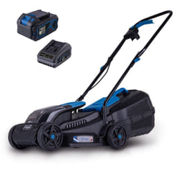 Scheppach Tondeuse à batterie BC-MP320-X - Tondeuse électrique sans fil IXES 20V - Largeur de coupe 32 cm - 300 m² - Hauteur de coupe 20 à 60 mm