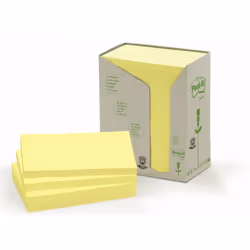Post-It 655-1T, Rectangle, Jaune, 76 mm, 127 mm, 100 feuilles