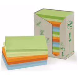 Post-It 655PRT, Multicolore, 76 mm, 127 mm