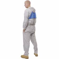 Informations techniques Couleur : gris Taille du vêtement : L Combinaison réutilisable Ce nouveau bleu de travail multifoncti ...