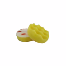 • 3M 50536 • ÉPONGE PERFECT IT III • JAUNE / ONDULÉ • DIAMÈTRE : 75 MM • POUR LE POLISSAGE • PIÈCES : 1