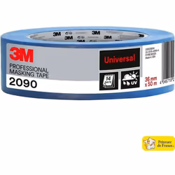 Le ruban de masquage professionnel 3M™ 2090 est notre ruban polyvalent adapté à de nombreuses surfaces différentes