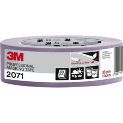 Ruban de masquage professionnel violet 3M 2071 surface sensible sans traces 60j L.50m Taille: 36 mm