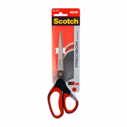 Scotch 7000034000 ciseaux à bouts ronds Ciseaux pour loisirs créatifs, Ciseaux d'office, Universel Découpe droite Rouge