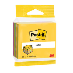 Post-It 2014-UC Carré Bleu, Vert, Orange, Rose, Jaune 325 feuilles Auto-adhésif