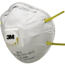 3M - Masque de protection contre les particules très fines 8812 ffp 1 10 pc(s)