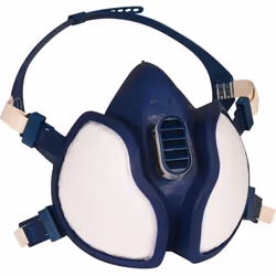 Prêt à l'emploi et sans entretien avec filtres intégrés FFABEK1P3 R D), le masque de protection respiratoire 4279 de la série ...