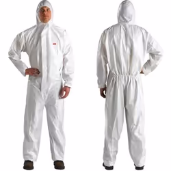 3M 4510, Blanc, XL, SML, Adulte, Unisexe, Fermeture à glissière