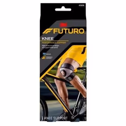 3M FUTURO 45696, Genou, Support, M, Néoprène, Nylon, Polyester, Spandex, Noir, Gris, Athlétique