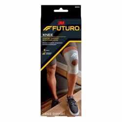 3M FUTURO 46163, Genou, Appareil orthopédique, S, Coton, Nylon, Polyester, Spandex, Gris, Athlétique