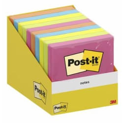 Post-It 6820-COL-W10 Carré Couleurs assorties 100 feuilles Auto-adhésif