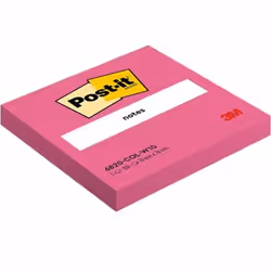 Post-It 6820-COL-W10 Carré Couleurs assorties 100 feuilles Auto-adhésif - Vue supplémentaire 2