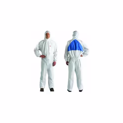 3M 50198 vêtement perméable à l'air pour le revêtement jetable. Tissu léger et respirant en polyester avec capuche.