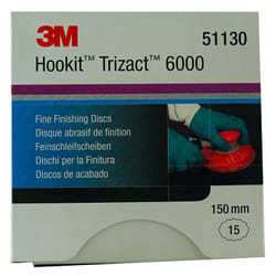 3M 51130 DISCS Trizact 150MM P6000 15 PIECES