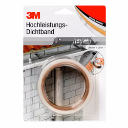 3M DICHT38, Blanc, Vitrocéramique, Verre, Métal, Bois, 1,5 m, 3,8 cm, 900 µm