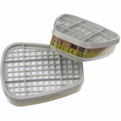 3M™ Filtres à gaz et combinaison "6075" Propriétés: Protection contre les gaz organiques et les vapeurs avec un point de tami ...