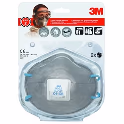 3M 9922C2 Masque anti-poussière 2 pièce(s)