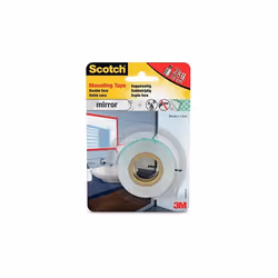 Le ruban adhésif double face miroir scotch® est un ruban mousse double face conçu pour fixer des miroirs et autres objets à l ...