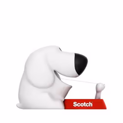 Scotch C31 dérouleur adhésif Noir, Rouge, Blanc