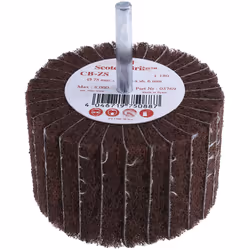 Matériau abrasif = Oxyde d'aluminium grain = P180 Diamètre = 75mm Vitesse maximale de sécurité = 7500tr/min Type de roue = Ro ...