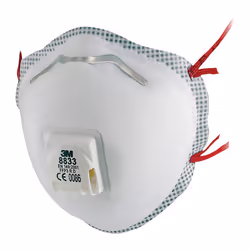 réutilisable - harnais textile - barrette nasale en forme de M - corps du masque stable pour encore plus de confort - la valv ...