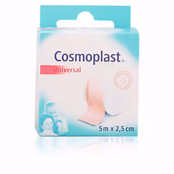 Rouleau de ruban textile universel Cosmoplast 5 x 2,5 cm