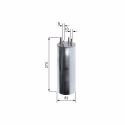 Filtre à carburant BOSCH 0 450 906 467 - Vue supplémentaire 7