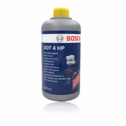 BOSCH Liquide de frein DOT 4 HP DOT4 HP 500ml Compatible avec les voitures compactes, berlines, etc. équipées de l'ABS et des ...
