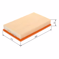 Filtre à air BOSCH 1 457 433 096 - Vue supplémentaire 7