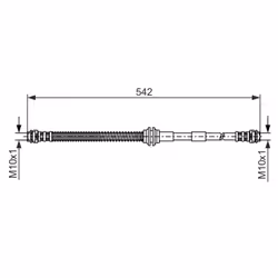 Flexible de frein BOSCH 1 987 476 325