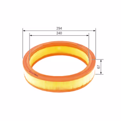 Filtre à air BOSCH 1 457 433 330 - Vue supplémentaire 8