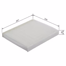 Filtre d'habitacle (filtre à pollen) BOSCH 1 987 432 038 - Vue supplémentaire 7
