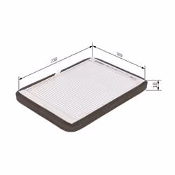 Filtre d'habitacle (filtre à pollen) BOSCH 1 987 432 061 - Vue supplémentaire 7