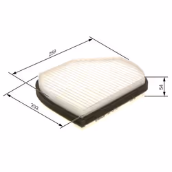 Filtre d'habitacle (filtre à pollen) BOSCH 1 987 432 001 - Vue supplémentaire 7