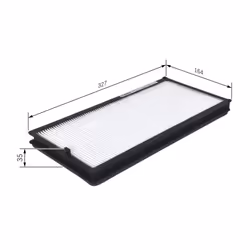 Filtre d'habitacle (filtre à pollen) BOSCH 1 987 432 032 - Vue supplémentaire 7