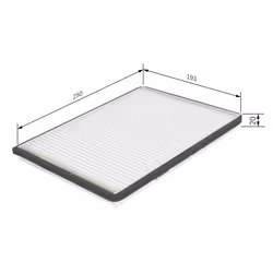 Filtre d'habitacle (filtre à pollen) BOSCH 1 987 432 058 - Vue supplémentaire 7