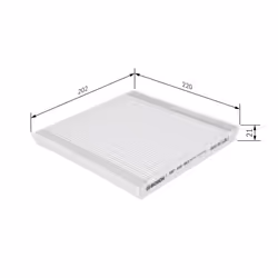Filtre d'habitacle (filtre à pollen) BOSCH 1 987 432 063 - Vue supplémentaire 7