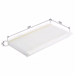 Filtre d'habitacle (filtre à pollen) BOSCH 1 987 432 076 - Vue supplémentaire 7