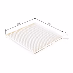 Filtre d'habitacle (filtre à pollen) BOSCH 1 987 432 090 - Vue supplémentaire 7