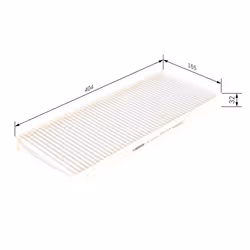 Filtre d'habitacle (filtre à pollen) BOSCH 1 987 432 091 - Vue supplémentaire 7