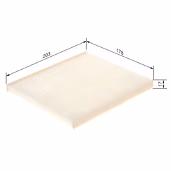 Filtre d'habitacle (filtre à pollen) BOSCH 1 987 432 106 - Vue supplémentaire 7