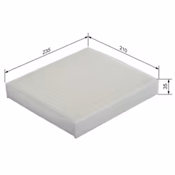 Filtre d'habitacle (filtre à pollen) BOSCH 1 987 432 113 - Vue supplémentaire 7