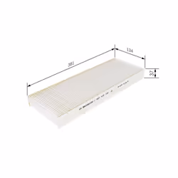 Filtre, air de l'habitacle BOSCH 1 987 432 150 - Vue supplémentaire 7