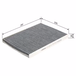 Filtre d'habitacle (filtre à pollen) BOSCH 1 987 432 312 - Vue supplémentaire 6