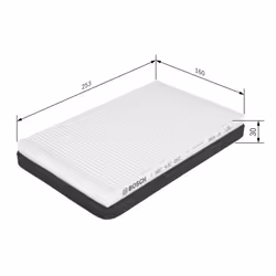 Filtre d'habitacle (filtre à pollen) BOSCH 1 987 432 062 - Vue supplémentaire 7